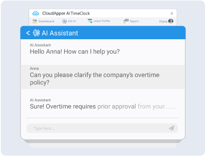 Built-In Self-Service for Employees